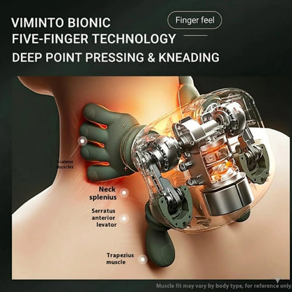 Neck and Shoulder Massager with Heat - 4D Bionic Kneading Massage Pillow