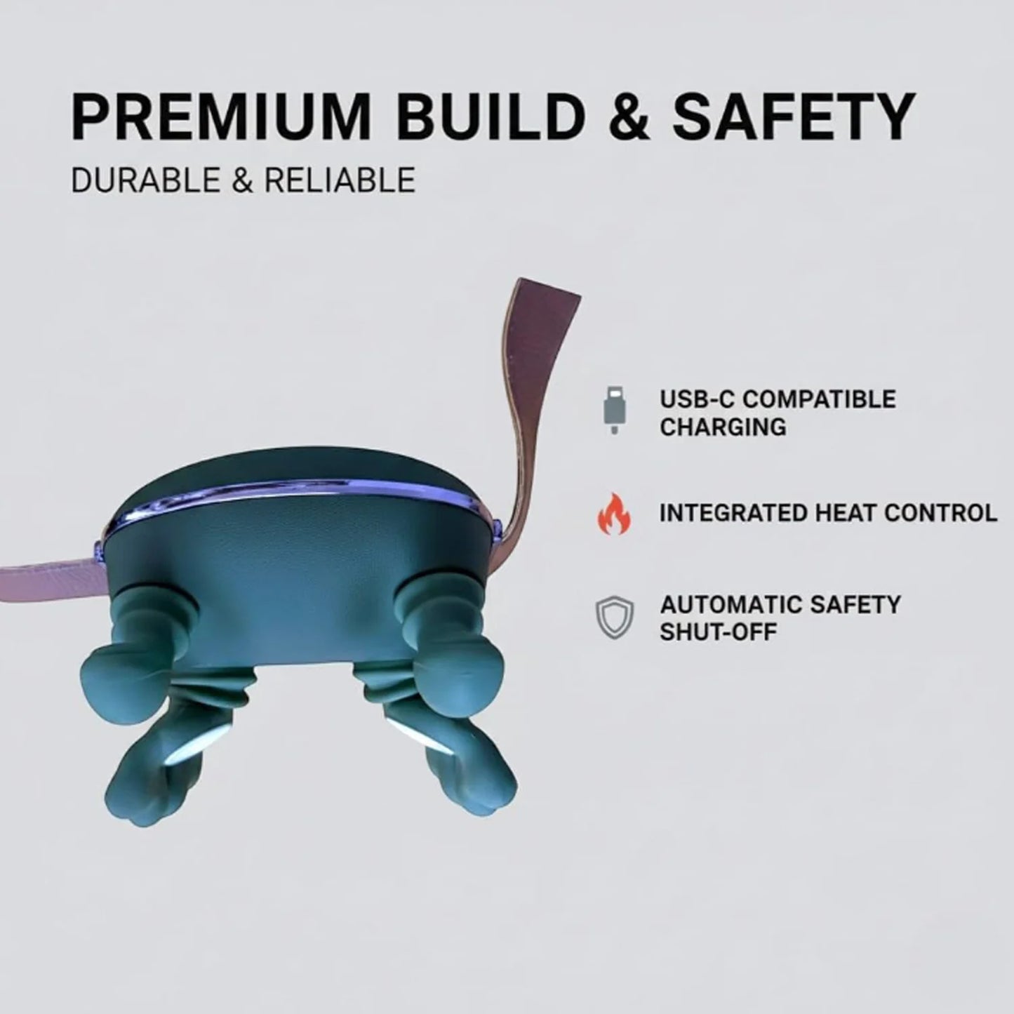 Neck and Shoulder Massager with Heat - 4D Bionic Kneading Massage Pillow