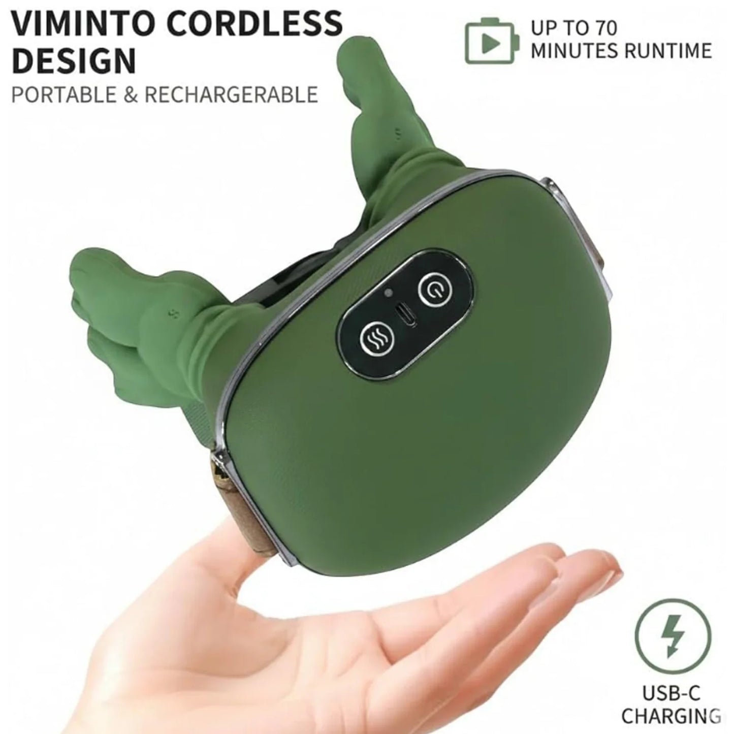 Neck and Shoulder Massager with Heat - 4D Bionic Kneading Massage Pillow