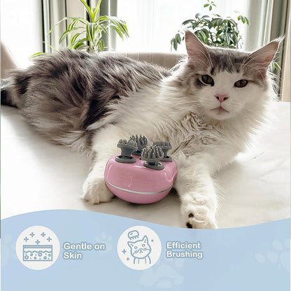 Mini Electric Scalp Massager | Smart Electric Scalp Massager with 4 Massage Heads