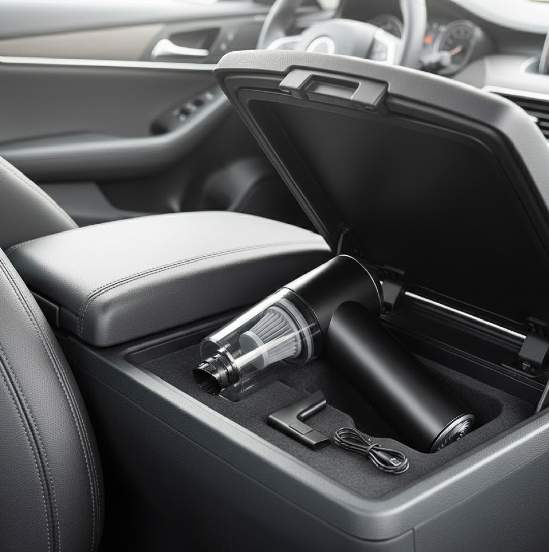 2 In 1 Wireless Vacuum Cleaner - 120W Handheld USB Rechargeable For Home & Car (1 Pc)