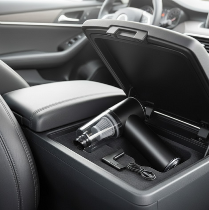 2 In 1 Wireless Vacuum Cleaner - 120W Handheld USB Rechargeable For Home & Car (1 Pc)